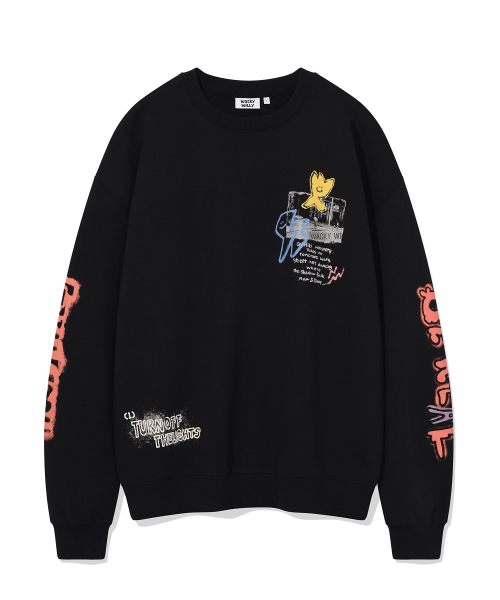 Wacky WiLLy(ワッキーウィリー)の「グラフィティマンツーマン ブラック(スウェット・レディース・その他・MEDIUM/LARGE/X-LARGE/SMALL)」の2枚目の写真