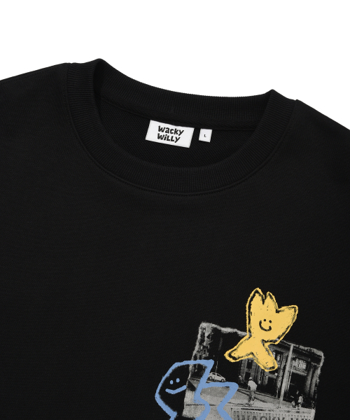 Wacky WiLLy(ワッキーウィリー)の「グラフィティマンツーマン ブラック(スウェット・レディース・その他・MEDIUM/LARGE/X-LARGE/SMALL)」の4枚目の写真