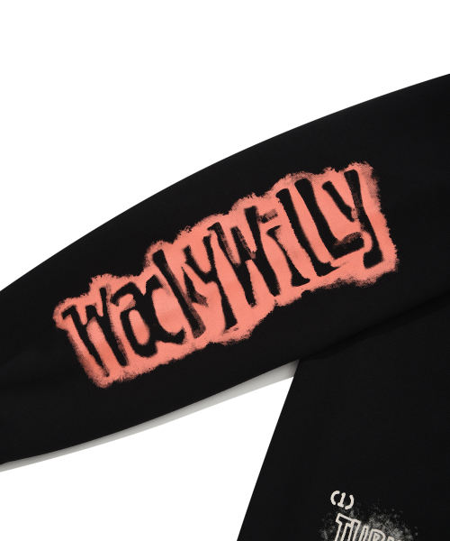 Wacky WiLLy(ワッキーウィリー)の「グラフィティマンツーマン ブラック(スウェット・レディース・その他・MEDIUM/LARGE/X-LARGE/SMALL)」の7枚目の写真