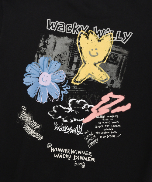 Wacky WiLLy(ワッキーウィリー)の「グラフィティマンツーマン ブラック(スウェット・レディース・その他・MEDIUM/LARGE/X-LARGE/SMALL)」の10枚目の写真