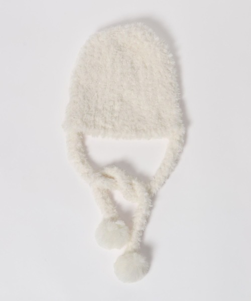 GLOBAL WORK（グローバルワーク）の「ポンポンニットワッチ/606708（ニットキャップ/ビーニー・キッズ・オフホワイト/グレー系その他3・FREE）」の10枚目の写真