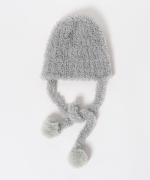GLOBAL WORK（グローバルワーク）の「ポンポンニットワッチ/606708（ニットキャップ/ビーニー・キッズ・オフホワイト/グレー系その他3・FREE）」の12枚目の写真