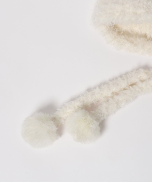 GLOBAL WORK（グローバルワーク）の「ポンポンニットワッチ/606708（ニットキャップ/ビーニー・キッズ・オフホワイト/グレー系その他3・FREE）」の16枚目の写真