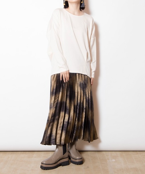 OSMOSIS（オズモーシス）の「プリーツスカート（スカート・レディース・ゴールド/シルバー/グレー・ONE SIZE）」の22枚目の写真
