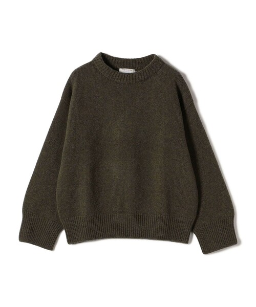 ISLAND TIDES（アイランドタイド）の「【SHIPS別注】ISLAND TIEDS:〈手洗い可能〉クルーネック ニット（ニット/セーター・レディース・レッド/オフホワイト/グレー/オリーブ・ONE SIZE）」の4枚目の写真