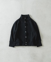 quadro（クオドロ）の「ホットレイワッフルスタンドカラーカーディガン（カーディガン/ボレロ）」