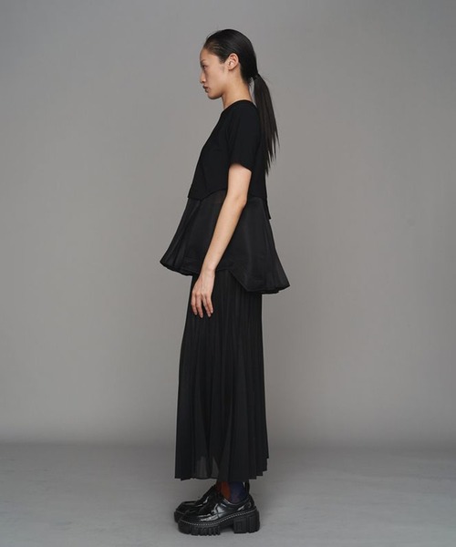 UN3D./アンスリード】SHEER ORIGAMI PLEATS SK/シアーオリガミプリーツ