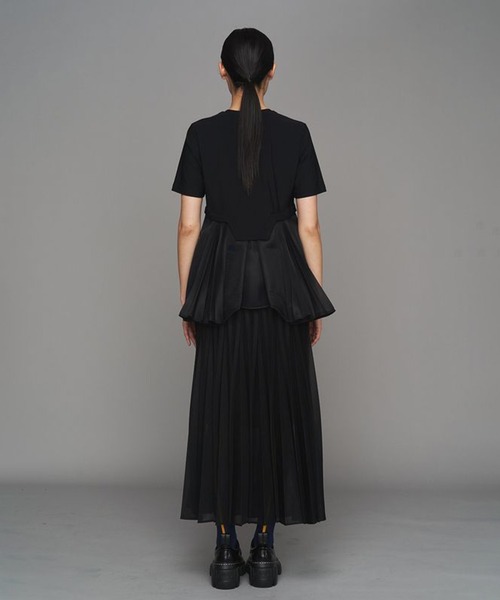 UN3D.(アンスリード)の「【UN3D./アンスリード】SHEER ORIGAMI PLEATS SK/シアーオリガミプリーツスカート(スカート・レディース・ブラック/グレー・36/38)」の9枚目の写真