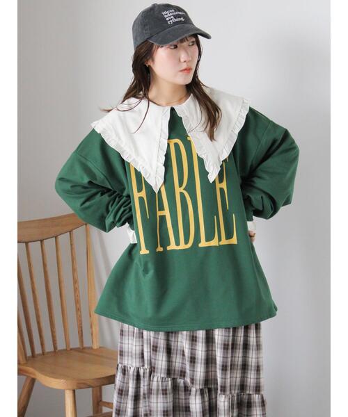 ehka sopo（エヘカソポ）の「ビックカラーブラウス（シャツ/ブラウス・レディース・ブラック/オフホワイト/キナリ・F）」の19枚目の写真