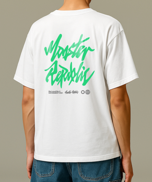 MONSTER REPUBLIC(モンスターリパブリック)の「アセンティックロゴライトグリーンTシャツホワイト_8121(Tシャツ/カットソー・レディース・その他・LARGE/X-LARGE/SMALL/MEDIUM)」の2枚目の写真