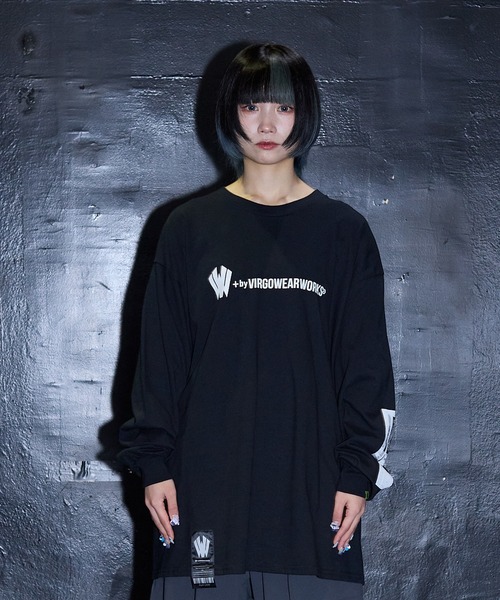 [W] by VIRGOwearworks（ダブリューバイヴァルゴウェアーワークス）の「FRONT LINE（Tシャツ/カットソー・メンズ・ホワイト/ブラック・MEDIUM/LARGE/X-LARGE/XX-LARGE）」の2枚目の写真