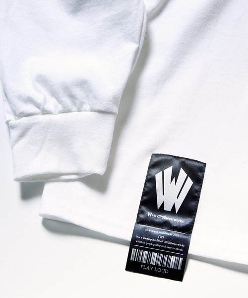 [W] by VIRGOwearworks（ダブリューバイヴァルゴウェアーワークス）の「FRONT LINE（Tシャツ/カットソー・メンズ・ホワイト/ブラック・MEDIUM/LARGE/X-LARGE/XX-LARGE）」の10枚目の写真