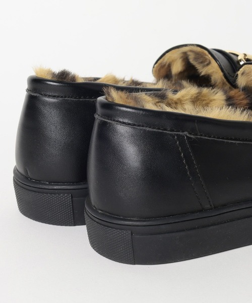 Elura（エルーラ）の「インソールファービットローファー/612749（ローファー・レディース・ブラック/ベージュ系その他・LARGE/MEDIUM/SMALL）」の12枚目の写真