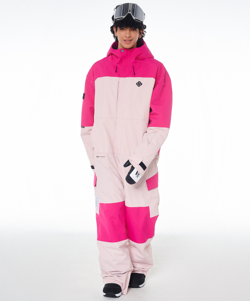 DOLL OUTERWEAR(ドラ アウターウェア)の「2425 リブレ ボードウェア ジャンプスーツ ローズピンク 男女共用(つなぎ/オールインワン・レディース・その他・X-LARGE/X-SMALL/SMALL/MEDIUM/LARGE)」の2枚目の写真
