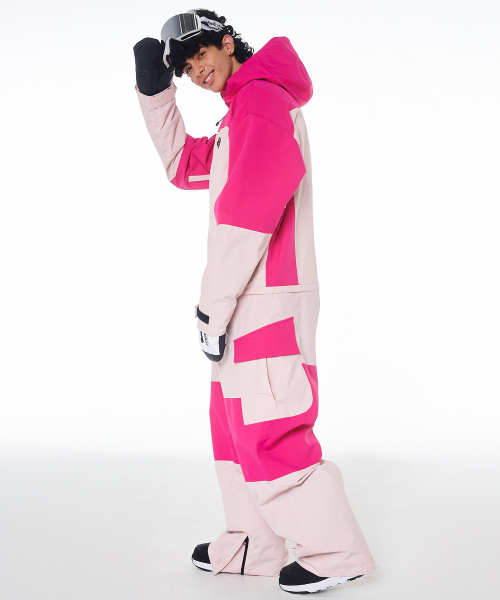 DOLL OUTERWEAR(ドラ アウターウェア)の「2425 リブレ ボードウェア ジャンプスーツ ローズピンク 男女共用(つなぎ/オールインワン・レディース・その他・X-LARGE/X-SMALL/SMALL/MEDIUM/LARGE)」の5枚目の写真