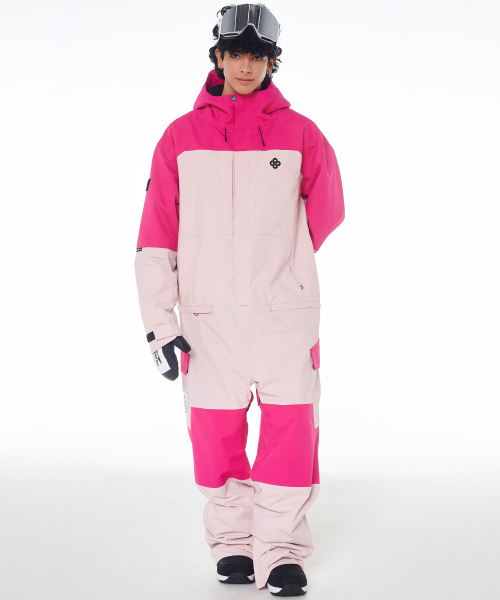DOLL OUTERWEAR(ドラ アウターウェア)の「2425 リブレ ボードウェア ジャンプスーツ ローズピンク 男女共用(つなぎ/オールインワン・レディース・その他・X-LARGE/X-SMALL/SMALL/MEDIUM/LARGE)」の6枚目の写真