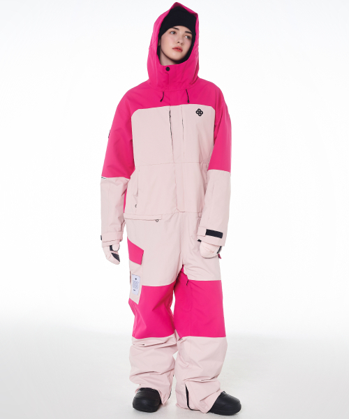 DOLL OUTERWEAR(ドラ アウターウェア)の「2425 リブレ ボードウェア ジャンプスーツ ローズピンク 男女共用(つなぎ/オールインワン・レディース・その他・X-LARGE/X-SMALL/SMALL/MEDIUM/LARGE)」の8枚目の写真