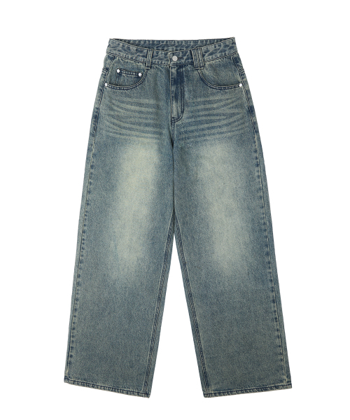 DECET（デケト）の「Tin Washed Wide Jeans DCPT059RustGreen（デニムパンツ・レディース・その他・26/34/28/32）」の6枚目の写真