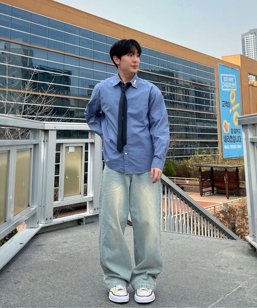 DECET（デケト）の「Tin Washed Wide Jeans DCPT059RustGreen（デニムパンツ・レディース・その他・26/34/28/32）」の9枚目の写真