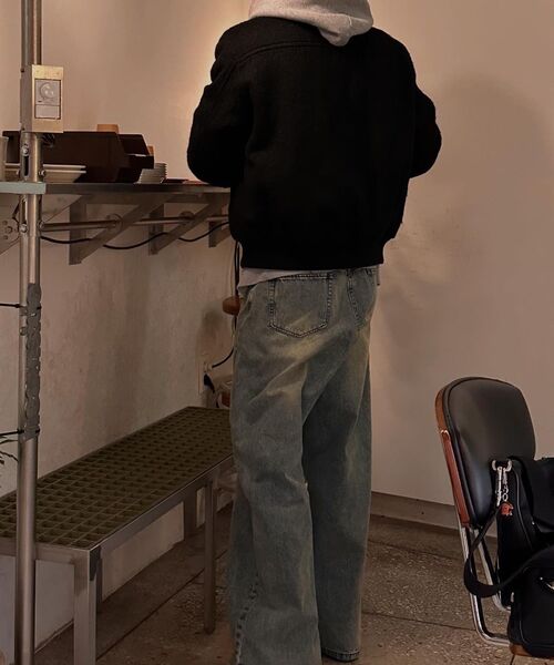 DECET（デケト）の「Tin Washed Wide Jeans DCPT059RustGreen（デニムパンツ・レディース・その他・26/34/28/32）」の14枚目の写真