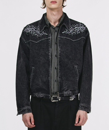 THE GREATEST（ザ　グレイテスト）の「Western Denim Jacket Black（デニムジャケット）」