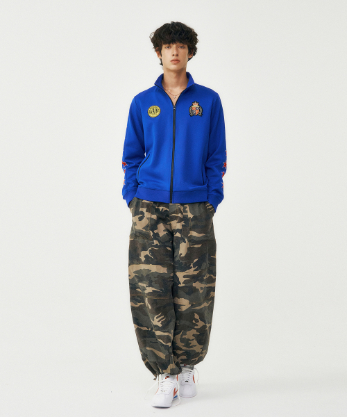 FROM ARLES(フロムアルル)の「90Sヴィンテージジャージジャケット / BLUE(ナイロンジャケット・メンズ・ブルー・MEDIUM/LARGE)」の5枚目の写真