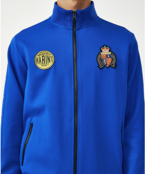 FROM ARLES(フロムアルル)の「90Sヴィンテージジャージジャケット / BLUE(ナイロンジャケット・メンズ・ブルー・MEDIUM/LARGE)」の6枚目の写真