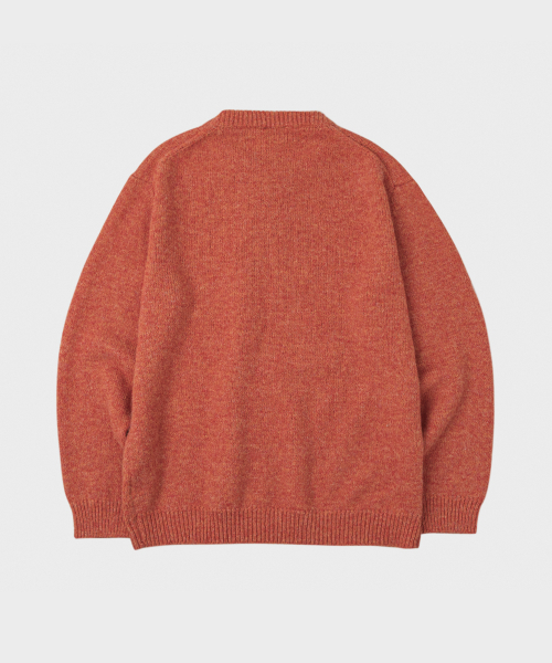 LETTERCOMO(レテルコモ)の「デイリーウールラウンドニットオレンジ(ニット/セーター・レディース・その他・MEDIUM/LARGE)」の3枚目の写真