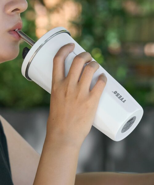 BIRTHDAY BAR(バースデイバー)の「【TYESO タイソ】ストロータンブラー 470ml(水筒・レディース・モカ/ベージュ/グレー・0)」の20枚目の写真