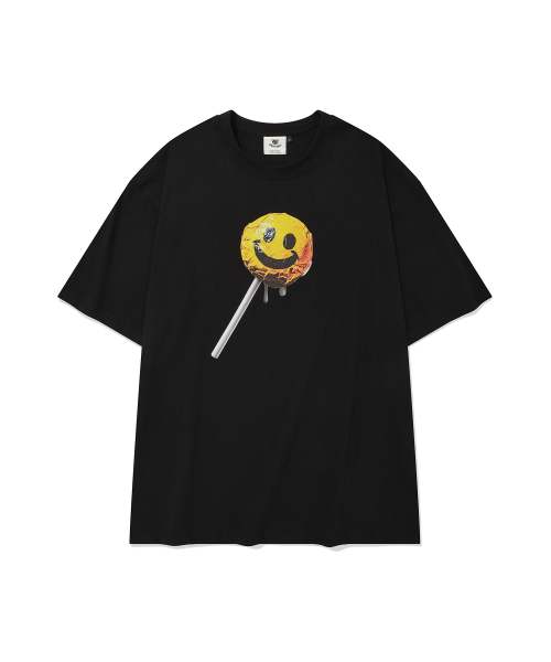 DYSFUNCT(ディスファンクト)の「CRUMPLED SMILE CANDY T-SHIRT(BLACK)(Tシャツ/カットソー・メンズ・その他・MEDIUM/LARGE/SMALL)」の2枚目の写真