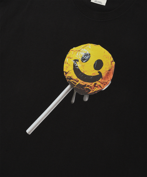 DYSFUNCT(ディスファンクト)の「CRUMPLED SMILE CANDY T-SHIRT(BLACK)(Tシャツ/カットソー・メンズ・その他・MEDIUM/LARGE/SMALL)」の5枚目の写真