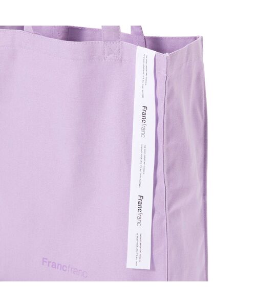 Francfranc(フランフラン)の「ロゴトート 3 M パープル(トートバッグ・レディース・パープル・FREE)」の5枚目の写真