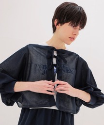 DRESSLAVE | back ribbon 2way cardigan(バックリボン2wayカーディガン)(カーディガン/ボレロ)