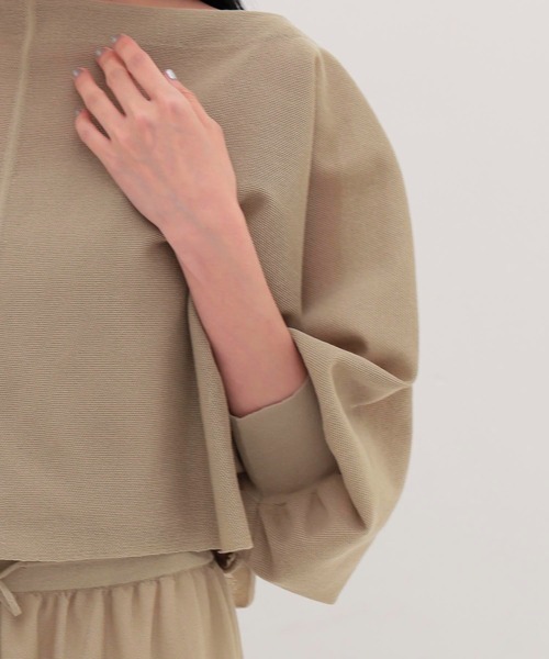 DRESSLAVE（ドレスレイブ）の「back ribbon 2way cardigan(バックリボン2wayカーディガン)（カーディガン/ボレロ・レディース・ネイビー・38）」の5枚目の写真