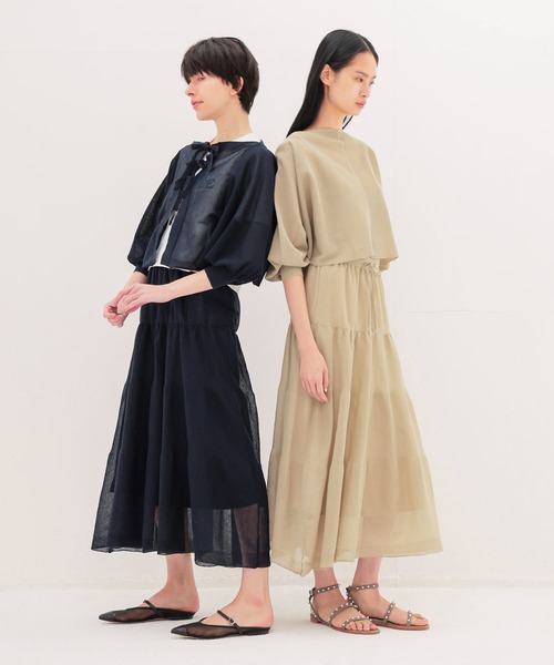 DRESSLAVE（ドレスレイブ）の「back ribbon 2way cardigan(バックリボン2wayカーディガン)（カーディガン/ボレロ・レディース・ネイビー・38）」の18枚目の写真