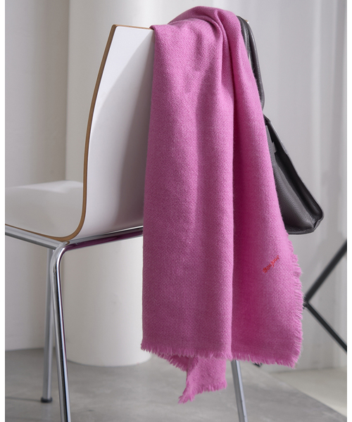 IENA（イエナ）の「NIMNIMDUAI/ニムニムデュアイ PASHMINA EMNROIDERY STOLE ストール 276（ストール/ショール・レディース・ピンク系その他/サックスブルー/アイボリー/ピンク/ライトグリーン・FREE）」の5枚目の写真