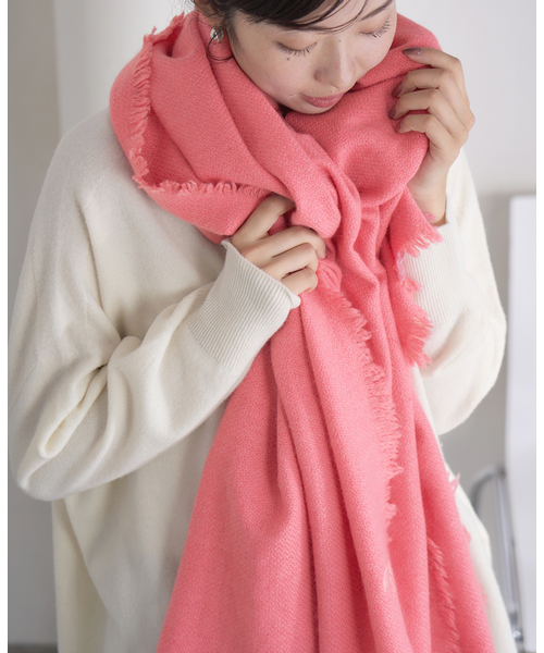 IENA（イエナ）の「NIMNIMDUAI/ニムニムデュアイ PASHMINA EMNROIDERY STOLE ストール 276（ストール/ショール・レディース・ピンク系その他/サックスブルー/アイボリー/ピンク/ライトグリーン・FREE）」の14枚目の写真