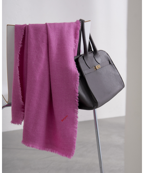 IENA（イエナ）の「NIMNIMDUAI/ニムニムデュアイ PASHMINA EMNROIDERY STOLE ストール 276（ストール/ショール・レディース・ピンク系その他/サックスブルー/アイボリー/ピンク/ライトグリーン・FREE）」の18枚目の写真