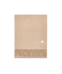 VELSEY（ベルジ）の「Classic 100% Reversible Cashmere Muffler Beige（マフラー・メンズ）」