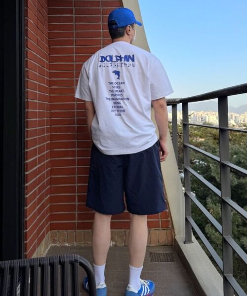 DOLPHIN WAVE APPAREL(ドルフィンウェーブアパレル)の「ドルフィンシリコンワッペンルーズフィットタスランショートパンツネイビー(その他パンツ・メンズ・その他・MEDIUM/LARGE/X-LARGE)」の12枚目の写真