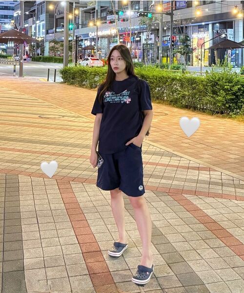 DOLPHIN WAVE APPAREL(ドルフィンウェーブアパレル)の「ドルフィンシリコンワッペンルーズフィットタスランショートパンツネイビー(その他パンツ・メンズ・その他・MEDIUM/LARGE/X-LARGE)」の6枚目の写真