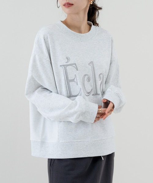 refinedworks(リファインドワークス)の「【refinedworks】大人が着られる 裏毛 ロゴ スウェット(スウェット・レディース・ピンク/ブルー/オートミール・FREE)」の21枚目の写真