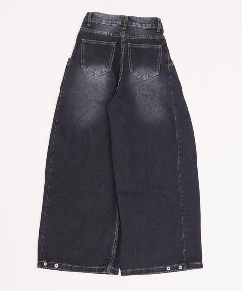 dispark（ディスパーク）の「DISPARK/【26年春夏新作】ドローコードブラストデニム（デニムパンツ・レディース・ダークインディゴブルー/ブラック・MEDIUM/SMALL）」の12枚目の写真