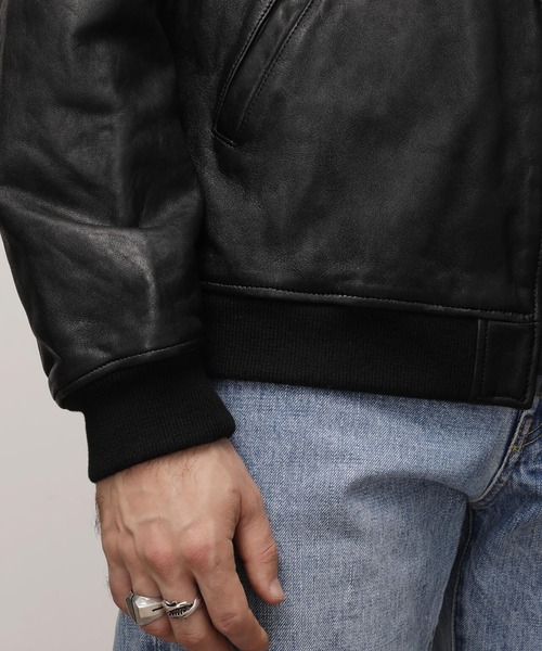 schott（ショット）の「SCHOTT-BOWERY JACKET（MA-1・メンズ・ブラック・L/XL/M）」の6枚目の写真