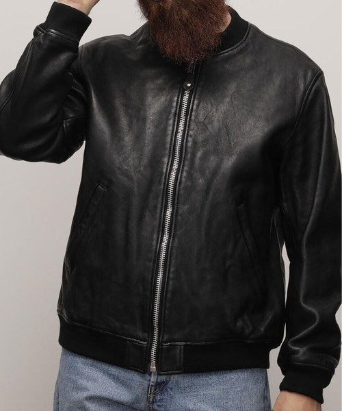 ジャケット・アウター Schott BOWERY JACKET M Schott LEATHER JACKET BOWERY/バワリー MA-1 【公式通販】 Schott