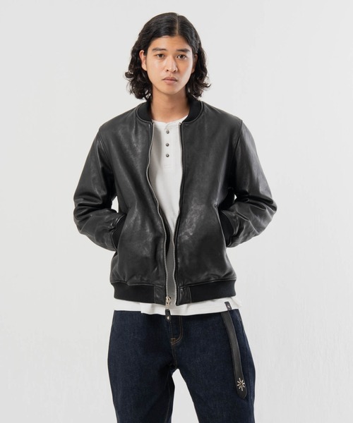 Schott(ショット)の「SCHOTT-BOWERY JACKET(MA-1・メンズ・ブラック・L/XL/M)」の22枚目の写真