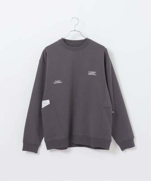 B.C STOCK(ベーセーストック)の「《追加2》【OLIVEDRAB/オリーブドラブ】キャリーポケット スウェット(スウェット・メンズ・スミクロ/グレー系その他/ホワイト/アーミー・MEDIUM/LARGE)」の1枚目の写真