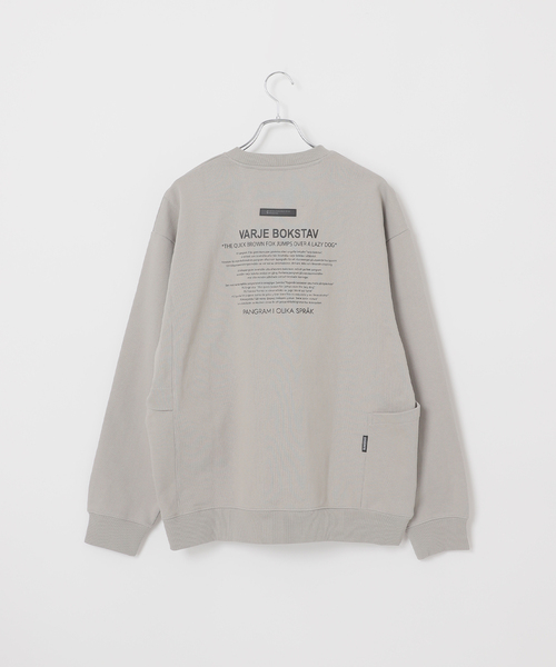 B.C STOCK(ベーセーストック)の「《追加2》【OLIVEDRAB/オリーブドラブ】キャリーポケット スウェット(スウェット・メンズ・スミクロ/グレー系その他/ホワイト/アーミー・MEDIUM/LARGE)」の13枚目の写真