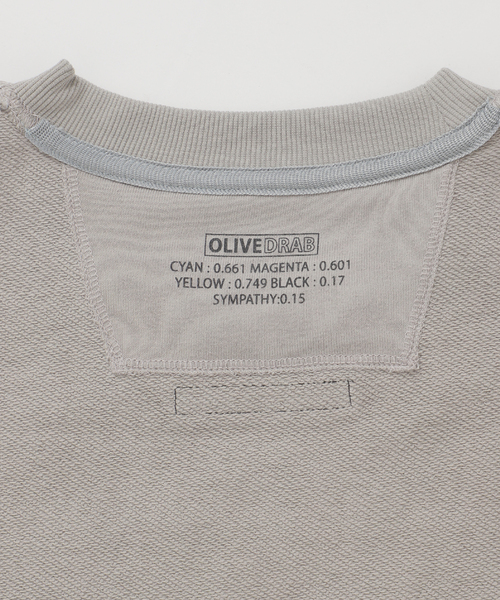 B.C STOCK(ベーセーストック)の「《追加2》【OLIVEDRAB/オリーブドラブ】キャリーポケット スウェット(スウェット・メンズ・スミクロ/グレー系その他/ホワイト/アーミー・MEDIUM/LARGE)」の20枚目の写真