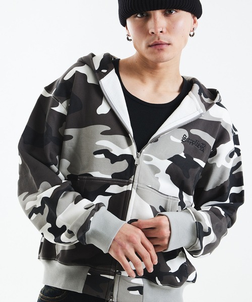 SUPPLIER（サプライヤー）の「ビーニー｜Cross Leather Patch Balaclava beanie｜SUPPLIER（ニットキャップ/ビーニー・メンズ・ブラック・FREE）」の9枚目の写真